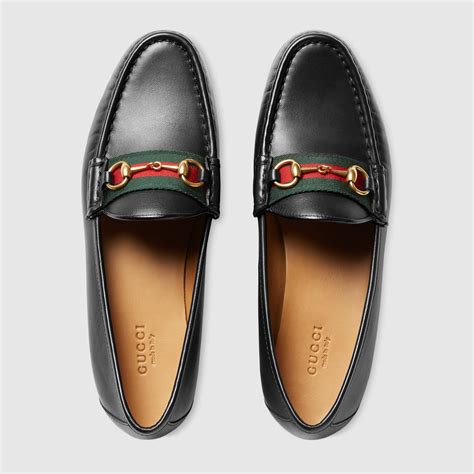 gucci jaguar leather loafer|Gucci horsebit loafers women's.